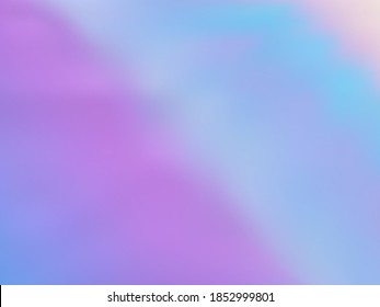 Neon holographic paper fluid gradient backdrop. Fluorescent iridescent mermaid background. Polar lights liquid colors background. Futuristic blurred splash holographic vector wrapping paper.