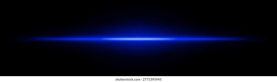 Neon laser beam. Bright horizontal light streak with intense glow blur, radiant core line across dark background, minimal sci fi style, luminous flare effect, abstract energy wave, soft bloom aura.
