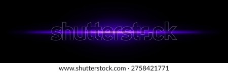 Neon laser beam. Bright horizontal light streak with intense glow blur, radiant core line across dark background, minimal sci fi style, luminous flare effect, abstract energy wave, soft bloom aura.