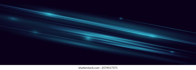 Neon laser beams, and horizontal lines of light.