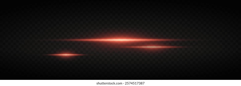 Neon laser beams, and horizontal lines of light.