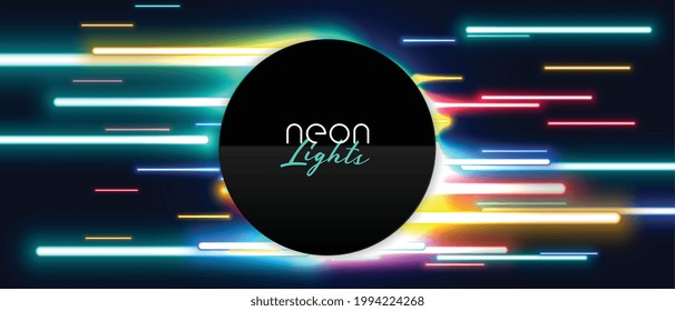 neon led light show banner design