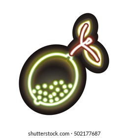 neon lemon icon