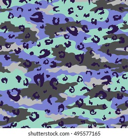 Neon Leopard Camouflage