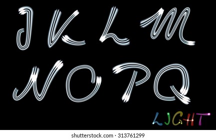 Neon letters