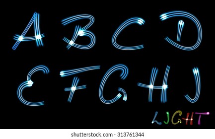 Neon letters