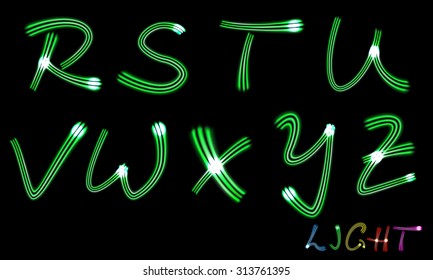 Neon letters