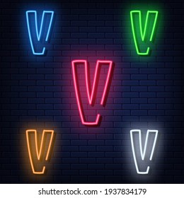 Neon Green Letter V Images Stock Photos Vectors Shutterstock