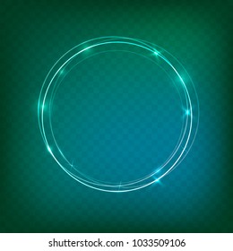 Neon light banner