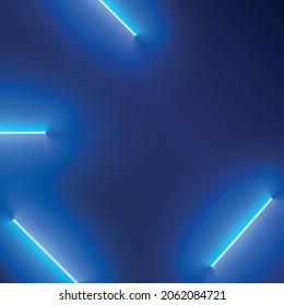 Fondo azul claro neón. Resumen fondo azul oscuro ilustración del vector