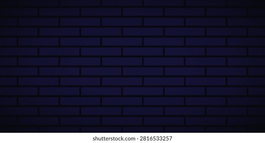 Neon light brick pattern wall background. Stone brickwall texture. Building stone tile material. Textured brickwork stonewall. Building brick wall neon pattern. Construction blocks. Vector