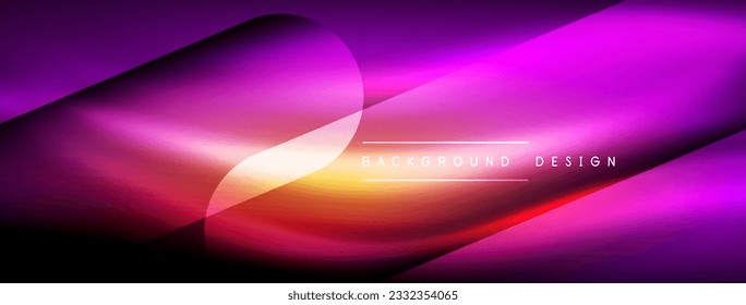 Neon light glowing line vectors: vibrant colors, sleek lines. Captivating design style inspired by neon signs. Electric energy for websites, ads, and more