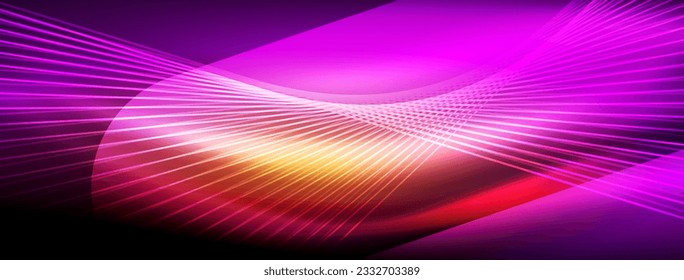 Neon light glowing line vectors: vibrant colors, sleek lines. Captivating design style inspired by neon signs. Electric energy for websites, ads, and more