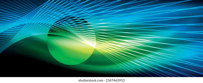 Neon light glowing line vectors: vibrant colors, sleek lines. Captivating design style inspired by neon signs. Electric energy for websites, ads, and more