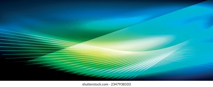 Vectores de la línea luminosa neón: colores vivos, líneas elegantes. Un diseño cautivador inspirado en los signos de neón. Energía eléctrica para sitios web, anuncios y más