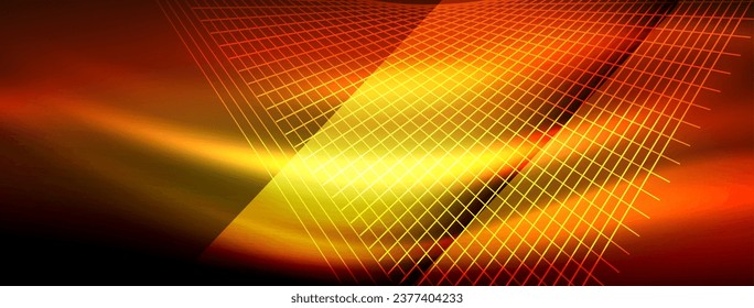 Neon light glowing line vectors: vibrant colors, sleek lines. Captivating design style inspired by neon signs. Electric energy for websites, ads, and more