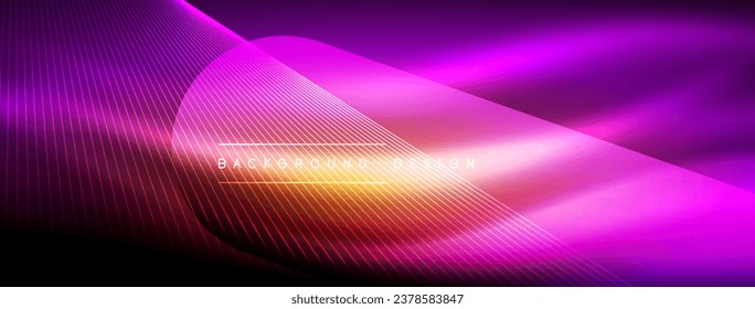 Neon light glowing line vectors: vibrant colors, sleek lines. Captivating design style inspired by neon signs. Electric energy for websites, ads, and more