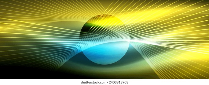 Neon light glowing line vectors: vibrant colors, sleek lines. Captivating design style inspired by neon signs. Electric energy for websites, ads, and more