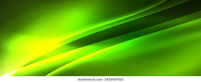 Neon light glowing waves and lines background set for wallpaper, business card, cover, poster, banner, brochure, header, website