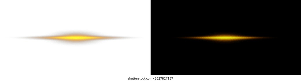 Neon light lines laser with glowing horizontal streaks. Bright speed beams and luminous stripes create a dynamic motion effect with sparks and flash. Perfect for futuristic designs.