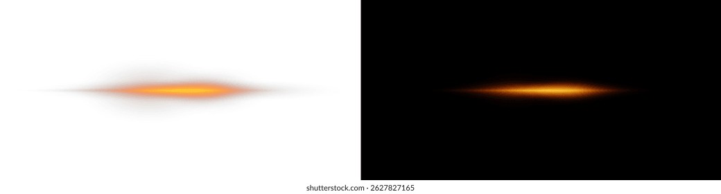 Laser de linhas de luz de néon com traços horizontais brilhantes. Feixes de velocidade brilhantes e faixas luminosas criam um efeito de movimento dinâmico com faíscas e flash. Perfeito para designs futuristas.