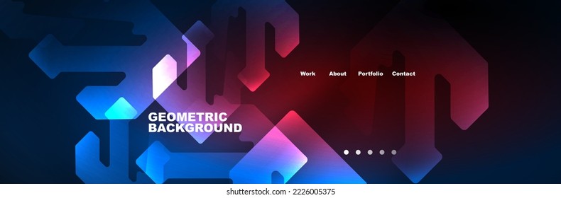 Neon light shiny high-speed technology abstract background. Movement pattern for banner, poster or app wallpaper