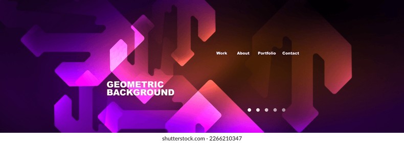 Neon light shiny high-speed technology abstract background. Movement pattern for banner, poster or app wallpaper