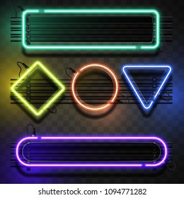 Neon light template
