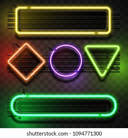 Neon light template
