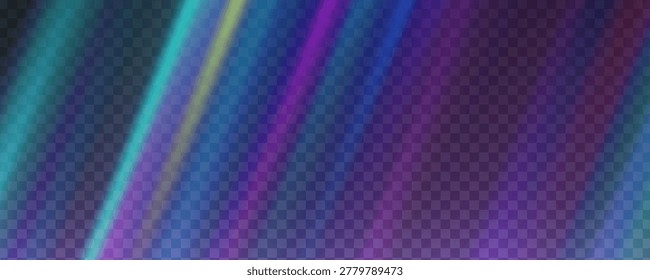 Neon light trails with glowing speed lines form abstract tech background. Blue, red and gold beams create dynamic energy effect with bright horizontal streaks and digital shine.
