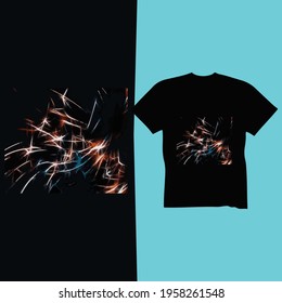Neon Light T-shirt Design Design Neon
