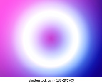 Neon lighting round frame. Abstract background. Vector stock illustration