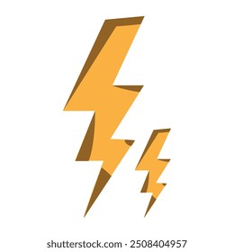 Neon bliksemflitspictogram. Bliksemflits pictogrammen. Neon donderboutsignaal, elektrische ontlading