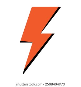 Neon bliksemflitspictogram. Bliksemflits pictogrammen. Neon donderboutsignaal, elektrische ontlading