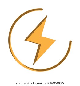 Neon bliksemflitspictogram. Bliksemflits pictogrammen. Neon donderboutsignaal, elektrische ontlading
