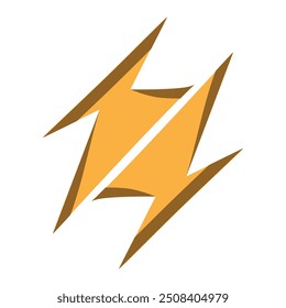 Neon bliksemflitspictogram. Bliksemflits pictogrammen. Neon donderboutsignaal, elektrische ontlading