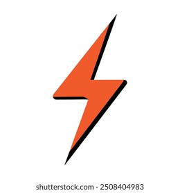 Neon bliksemflitspictogram. Bliksemflits pictogrammen. Neon donderboutsignaal, elektrische ontlading