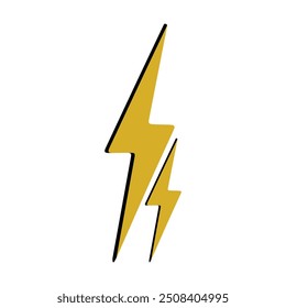 Neon bliksemflitspictogram. Bliksemflits pictogrammen. Neon donderboutsignaal, elektrische ontlading