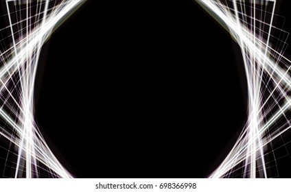 Neon lights, Abstract background.