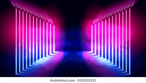 Neon lights background concept vector design in eps 10