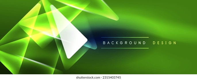 Neon lights hacking geometric background, virtual reality or artificial intelligence concept, cyberpunk geometric template for wallpaper, banner, presentation, background