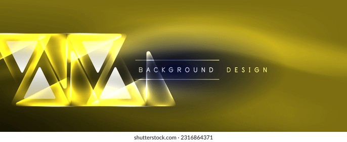 Neon lights hacking geometric background, virtual reality or artificial intelligence concept, cyberpunk geometric template for wallpaper, banner, presentation, background