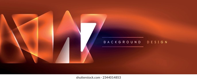 Neon lights hacking geometric background, virtual reality or artificial intelligence concept, cyberpunk geometric template for wallpaper, banner, presentation, background