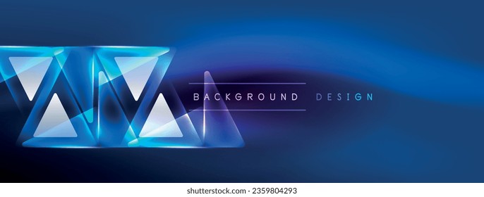 Neon lights hacking geometric background, virtual reality or artificial intelligence concept, cyberpunk geometric template for wallpaper, banner, presentation, background