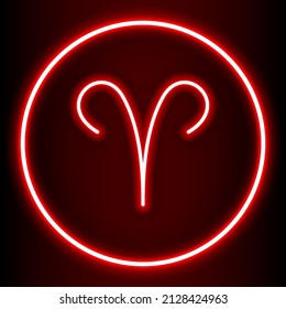 Neon lights illuminate the birth month symbols for all 12 zodiac signs, displaying the colors of the birth month energies for all 12 zodiac signs.