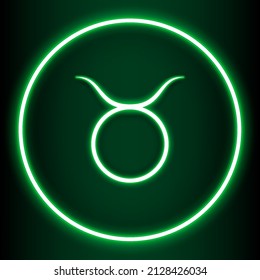 Neon lights illuminate the birth month symbols for all 12 zodiac signs, displaying the colors of the birth month energies for all 12 zodiac signs.