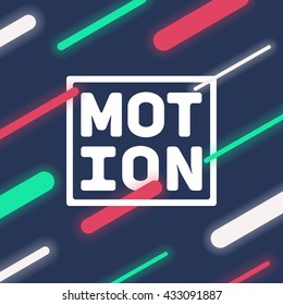 Neon lights motion background.
