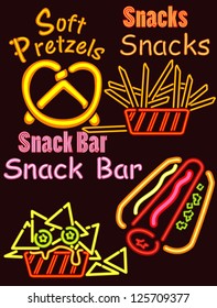 Neon Lights Snack Bar 1