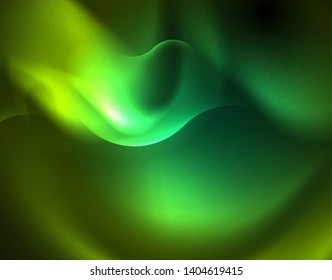 Neon lights vector abstract background, modern design template