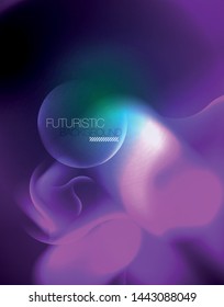 Neon luzes vetor abstrato fundo, modelo de design moderno